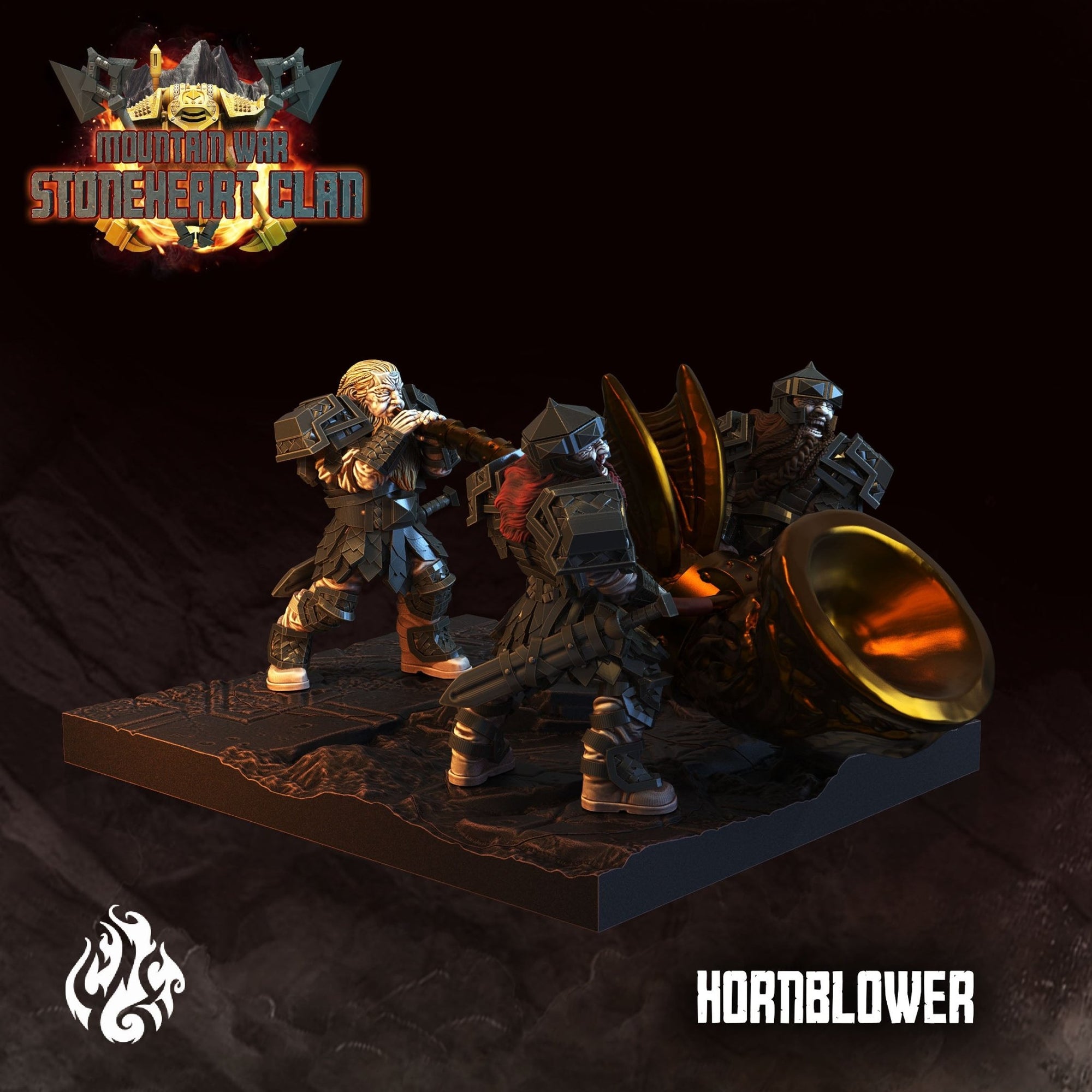 Mediocre StudiosMountain War: StoneHeart ClanTabletop Gaming Miniature