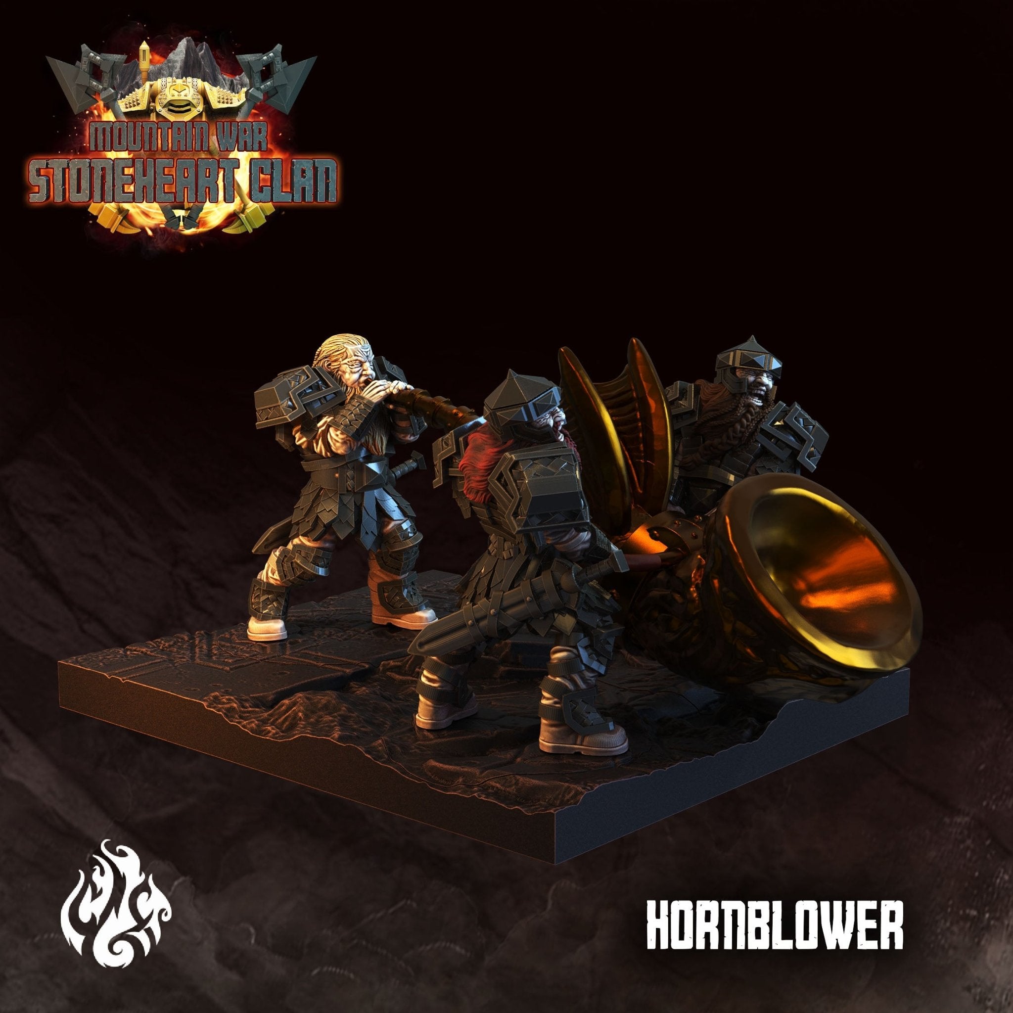 Mediocre StudiosMountain War: StoneHeart ClanTabletop Gaming Miniature
