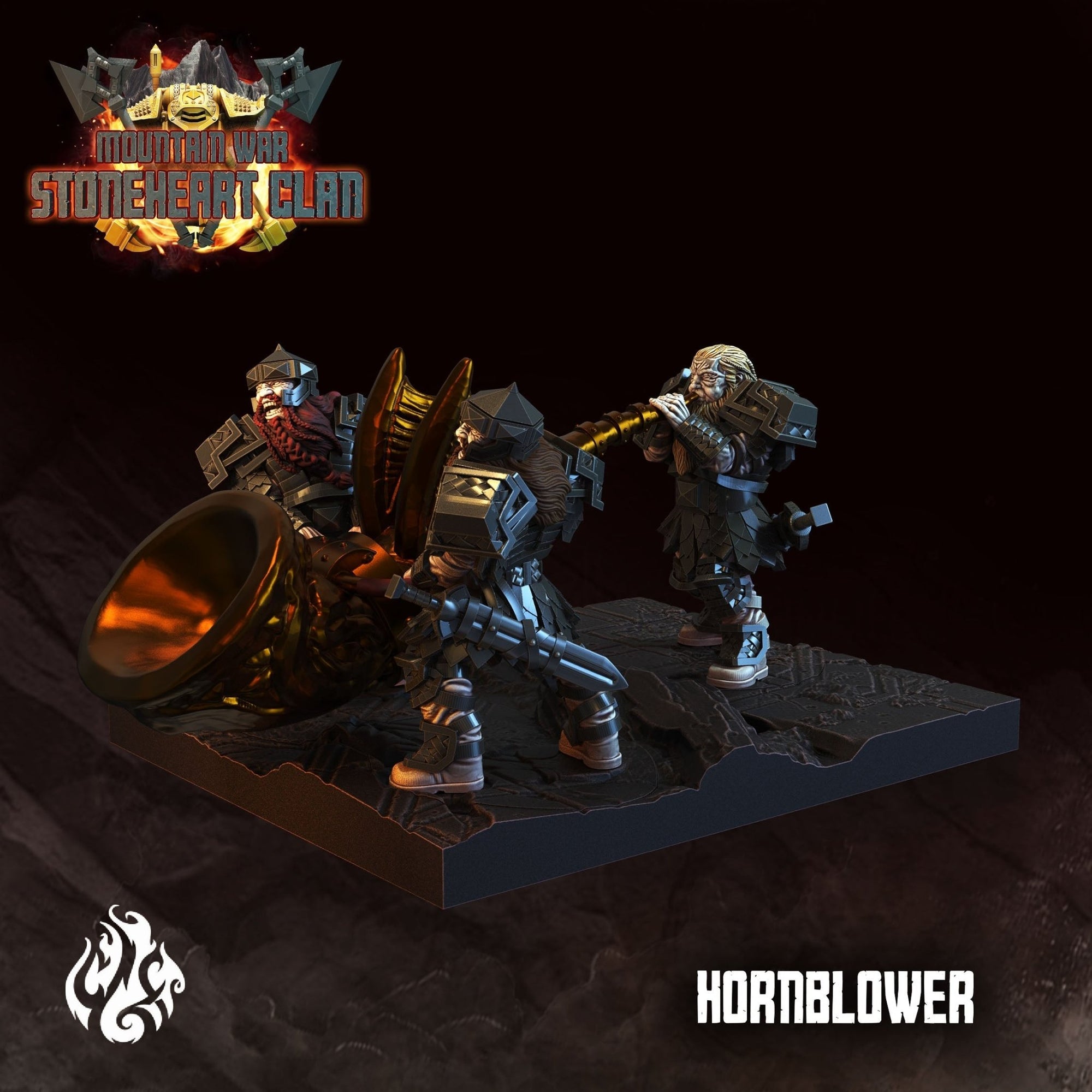 Mediocre StudiosMountain War: StoneHeart ClanTabletop Gaming Miniature