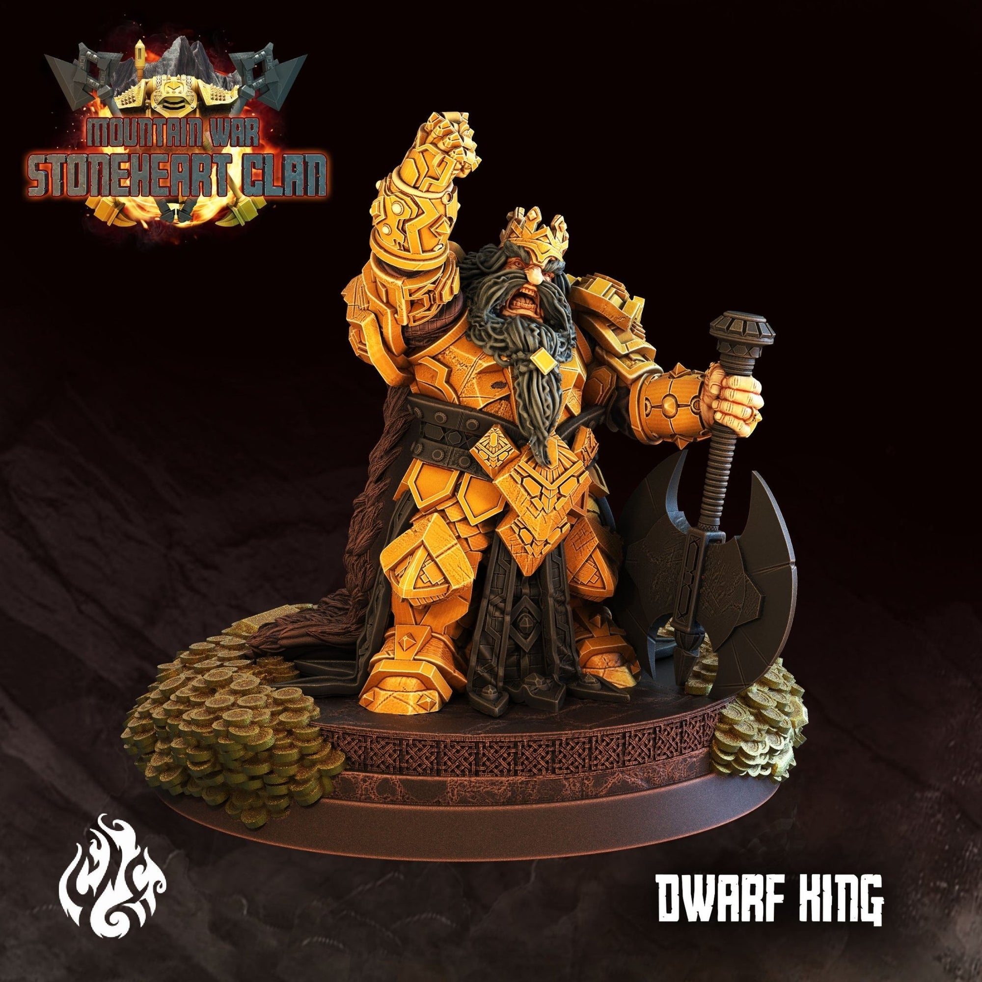 Mediocre StudiosMountain War: StoneHeart ClanTabletop Gaming Miniature