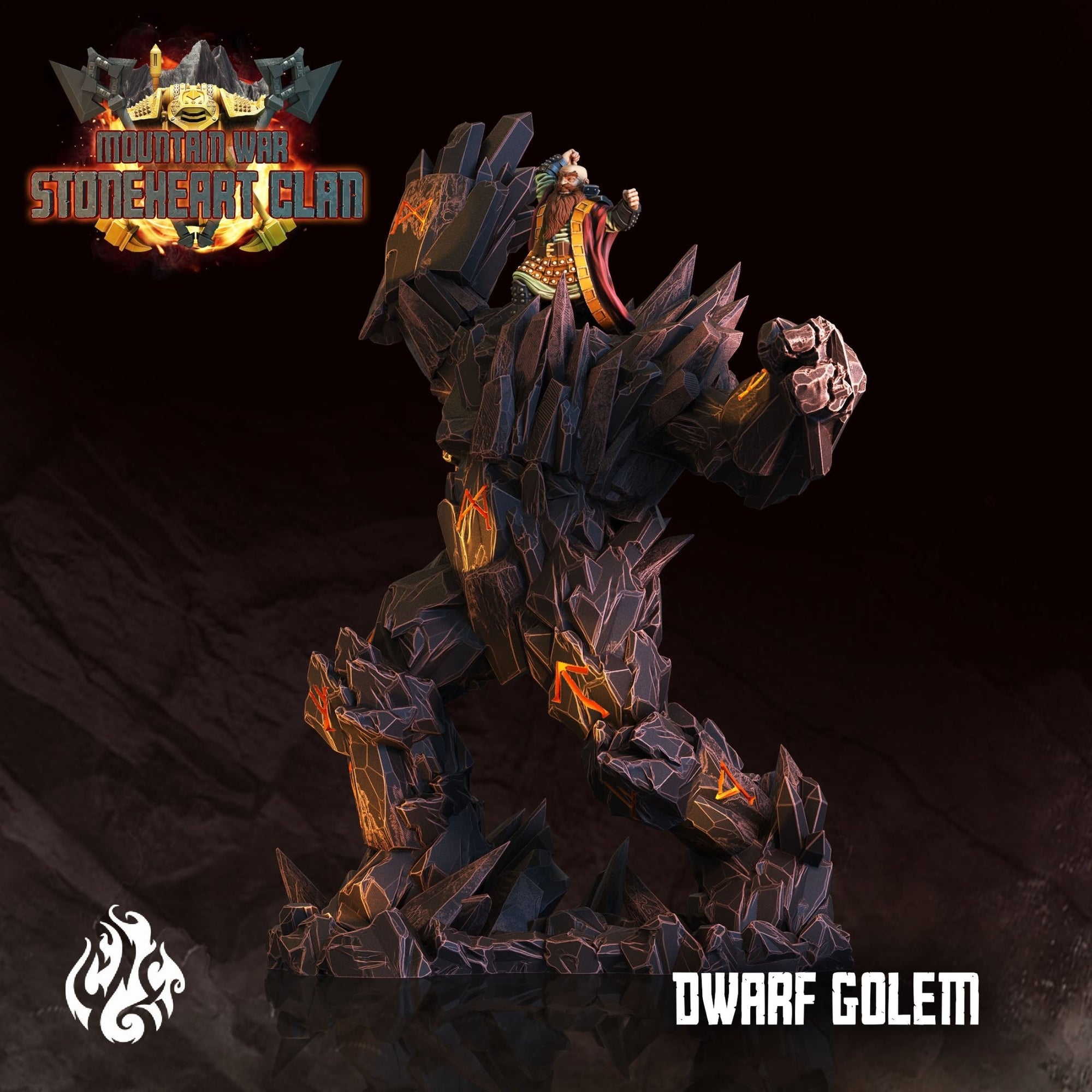 Mediocre StudiosMountain War: StoneHeart ClanTabletop Gaming Miniature
