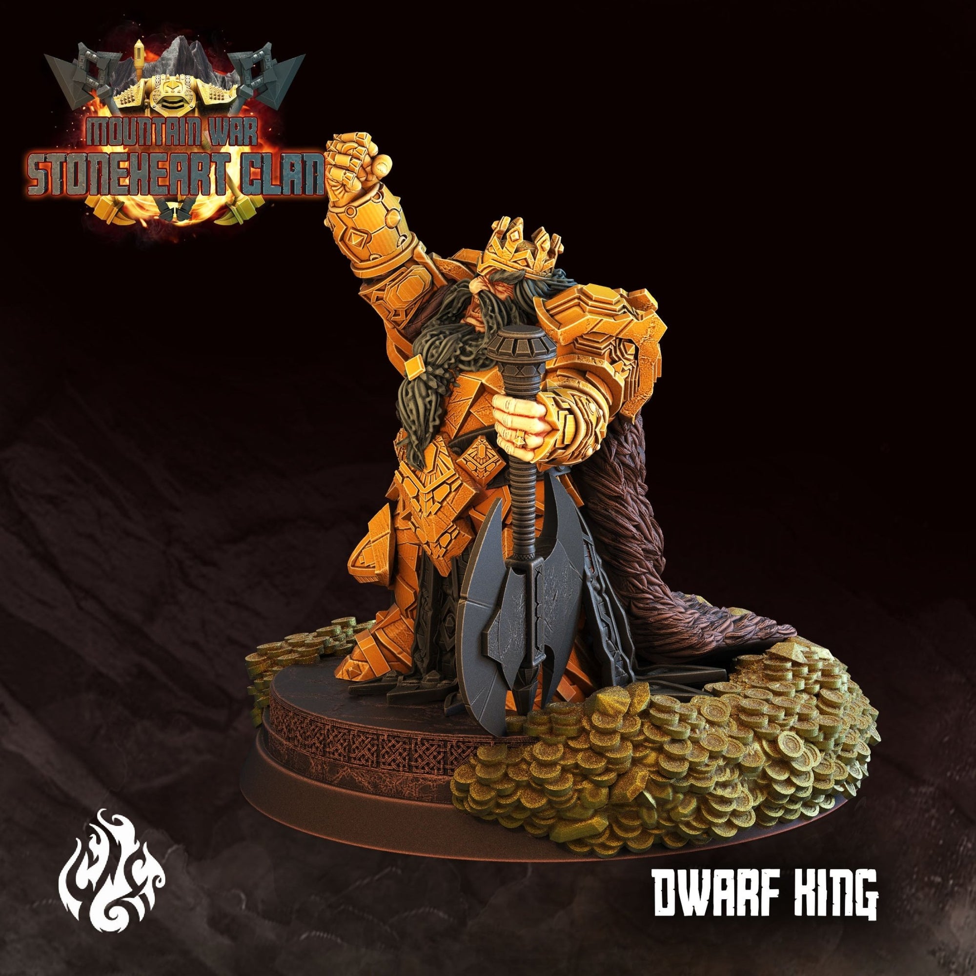 Mediocre StudiosMountain War: StoneHeart ClanTabletop Gaming Miniature