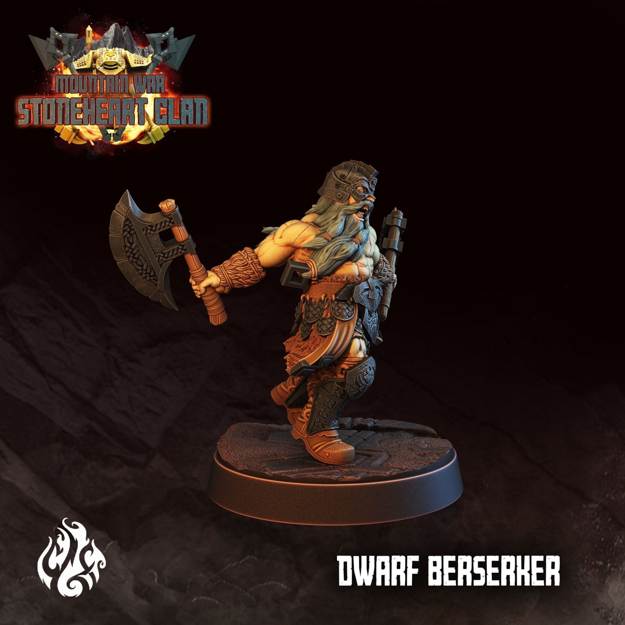 Mediocre StudiosMountain War: StoneHeart ClanTabletop Gaming Miniature