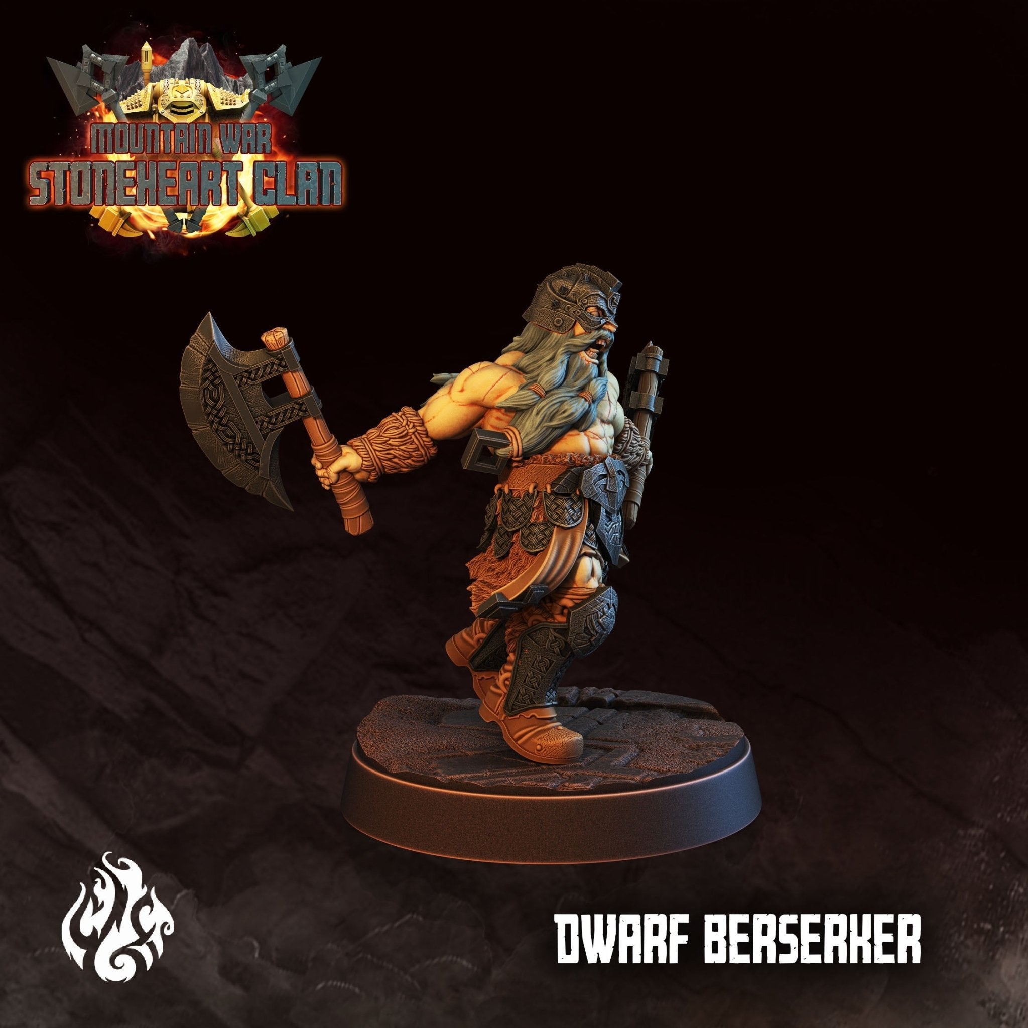 Mediocre StudiosMountain War: StoneHeart ClanTabletop Gaming Miniature