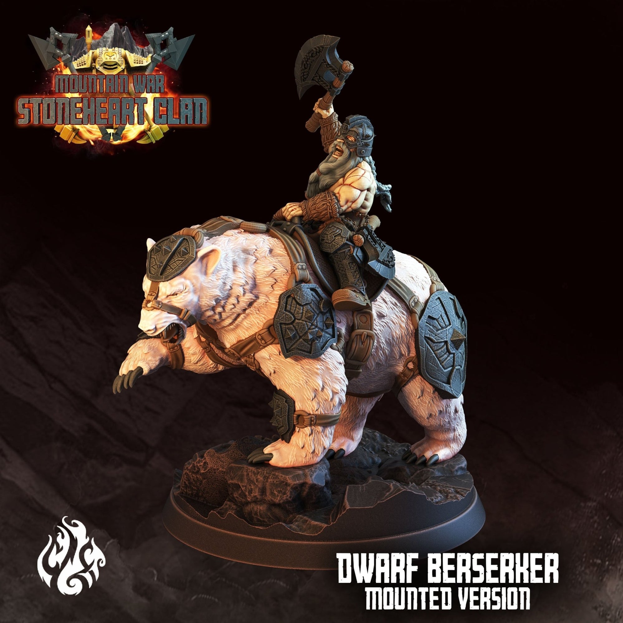 Mediocre StudiosMountain War: StoneHeart ClanTabletop Gaming Miniature