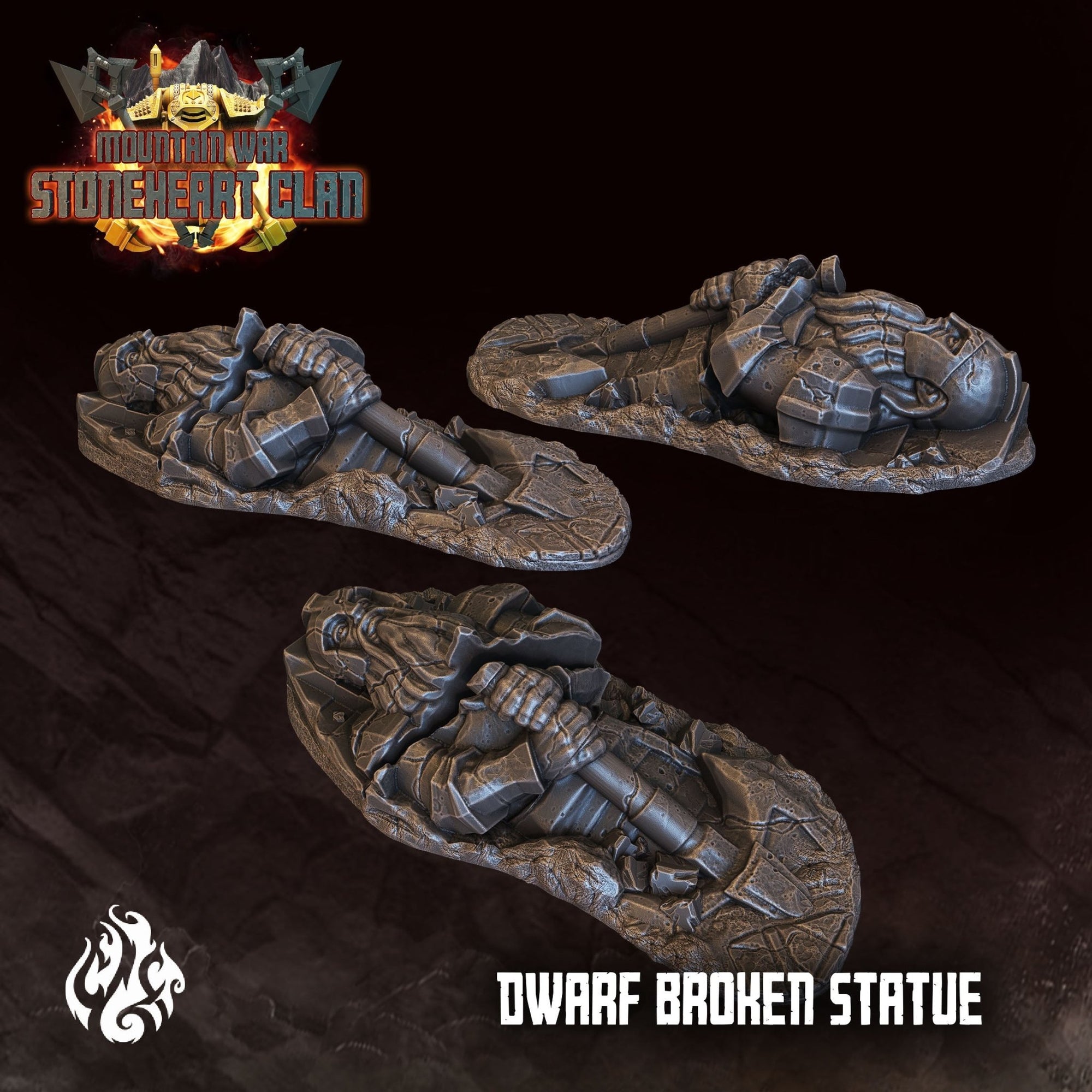 Mediocre StudiosMountain War: StoneHeart ClanTabletop Gaming Miniature