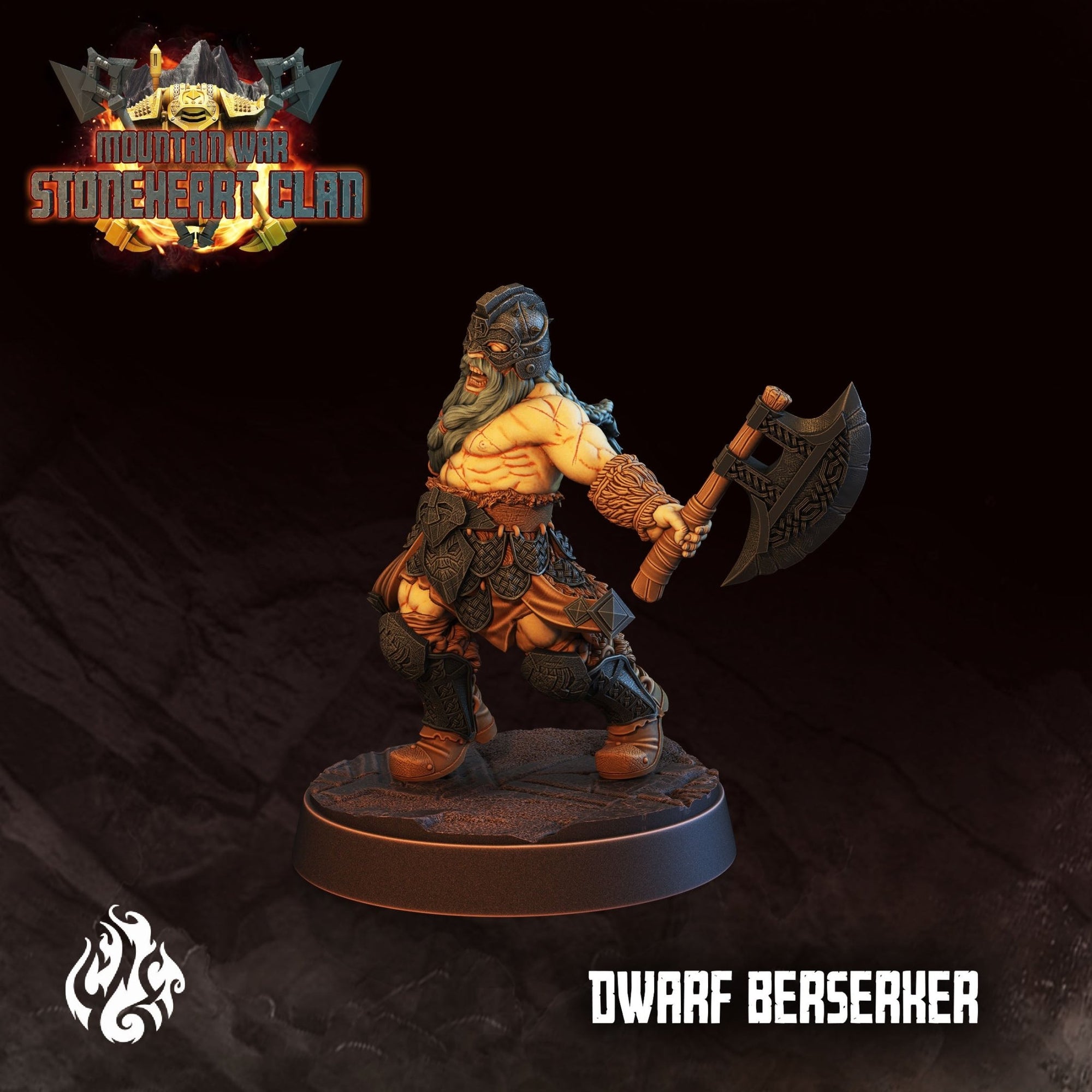 Mediocre StudiosMountain War: StoneHeart ClanTabletop Gaming Miniature