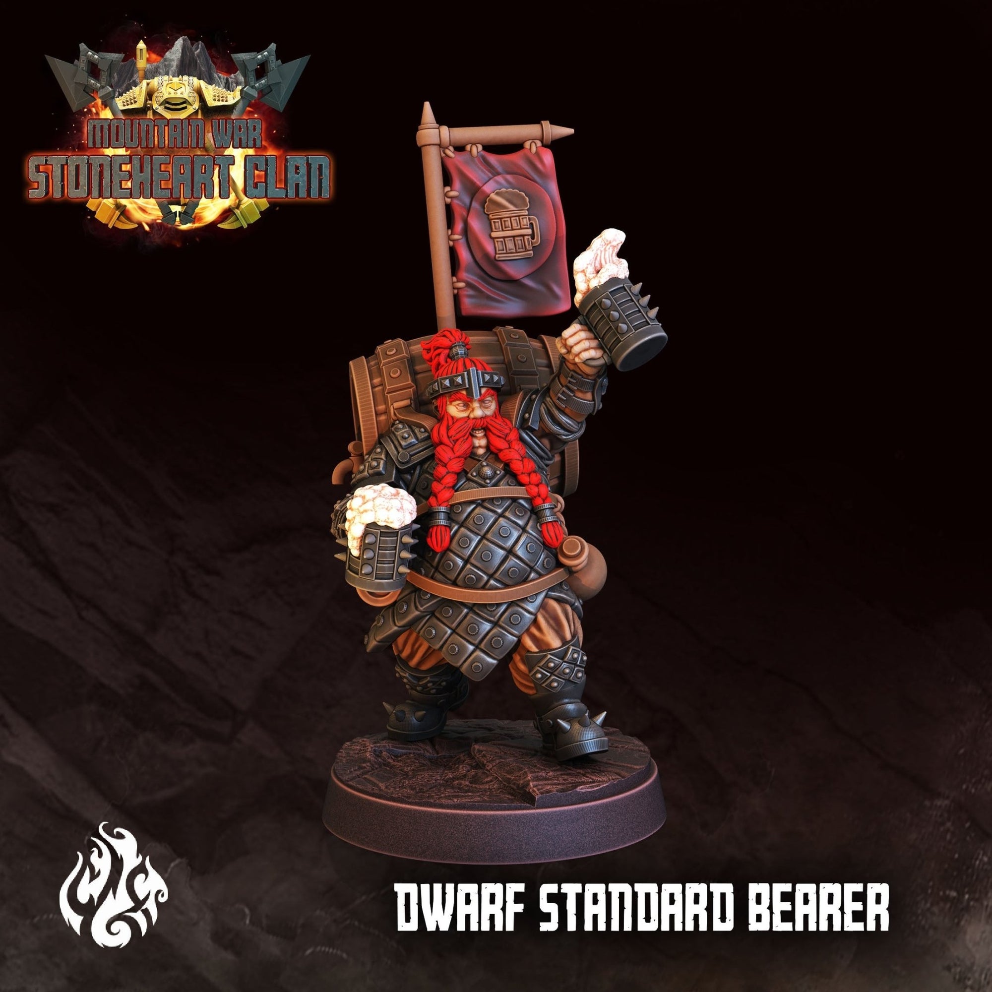 Mediocre StudiosMountain War: StoneHeart ClanTabletop Gaming Miniature