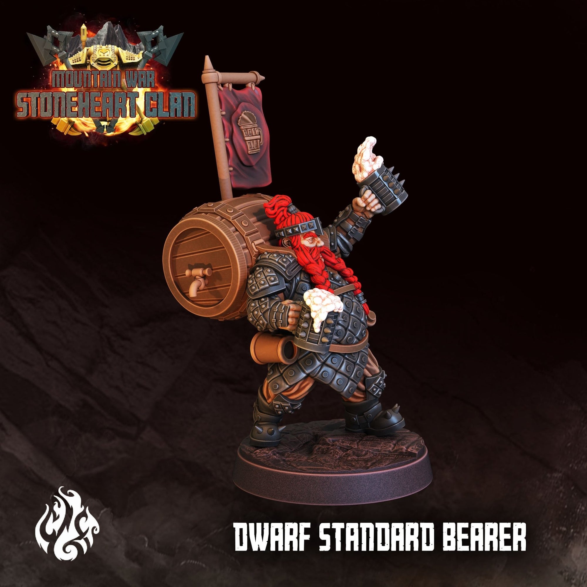 Mediocre StudiosMountain War: StoneHeart ClanTabletop Gaming Miniature