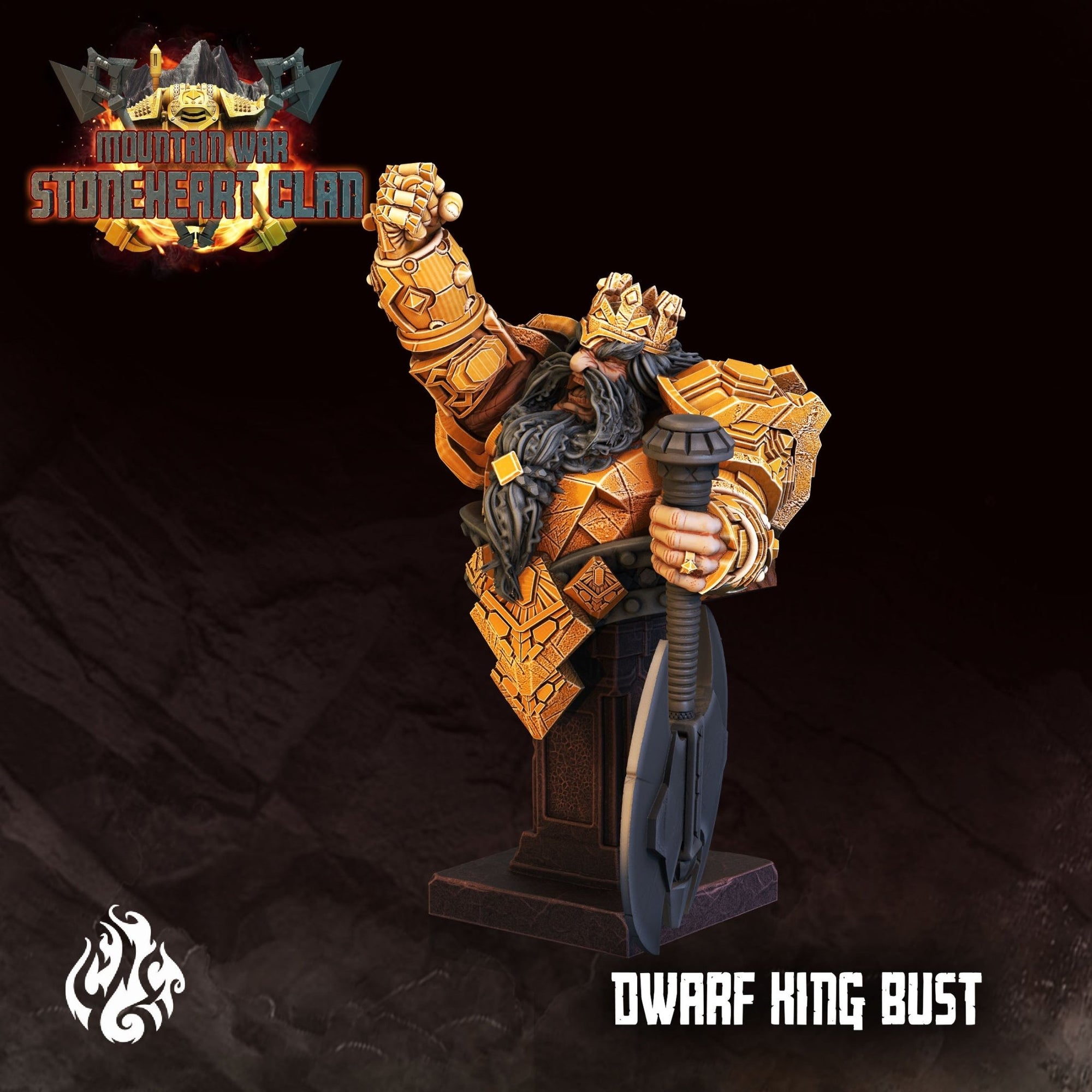 Mediocre StudiosMountain War: StoneHeart ClanTabletop Gaming Miniature