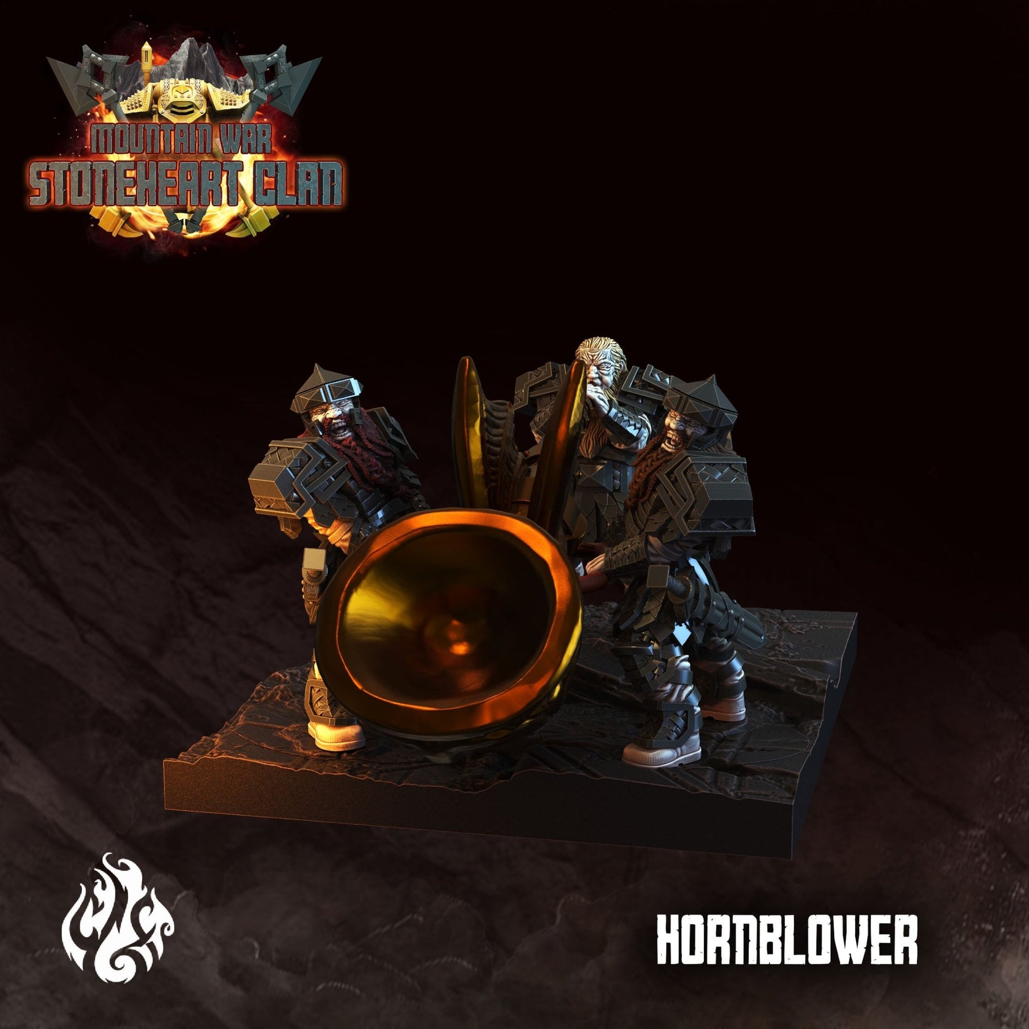 Mediocre StudiosMountain War: StoneHeart ClanTabletop Gaming Miniature