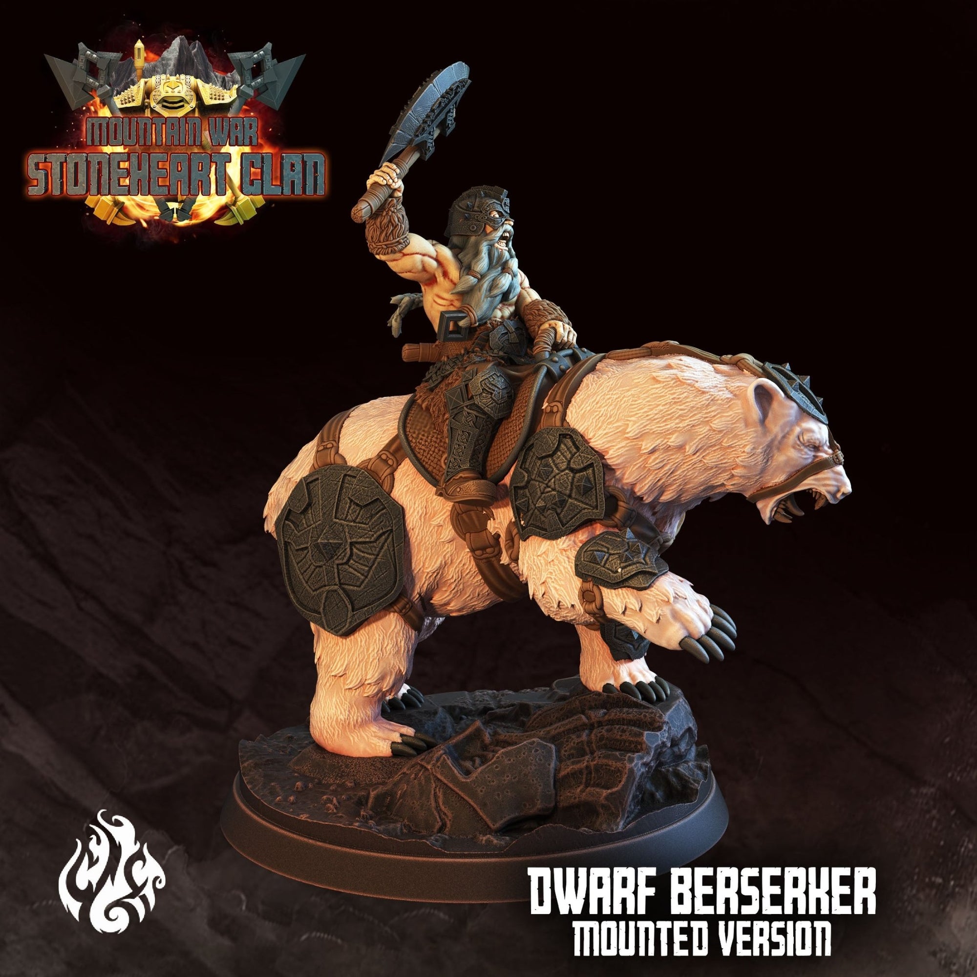 Mediocre StudiosMountain War: StoneHeart ClanTabletop Gaming Miniature