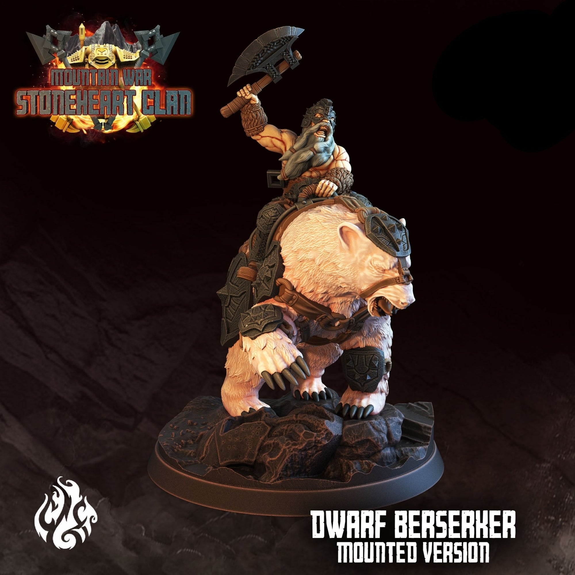 Mediocre StudiosMountain War: StoneHeart ClanTabletop Gaming Miniature