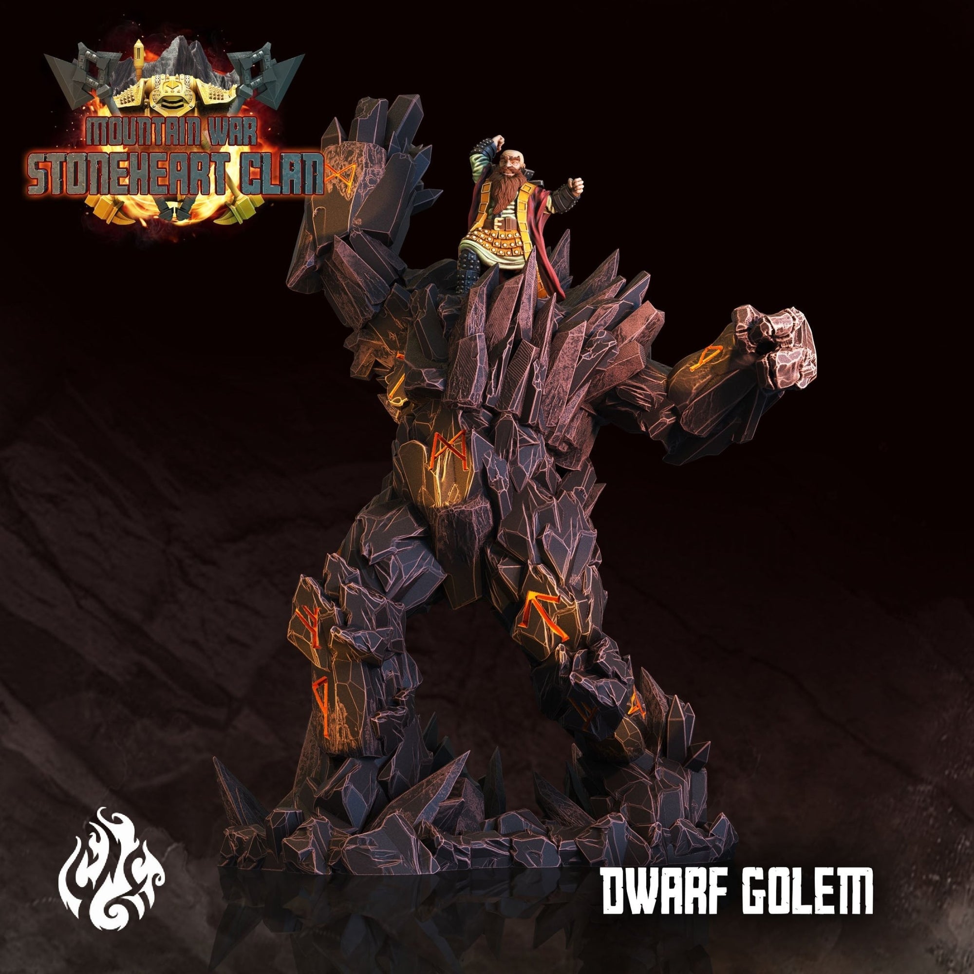Mediocre StudiosMountain War: StoneHeart ClanTabletop Gaming Miniature