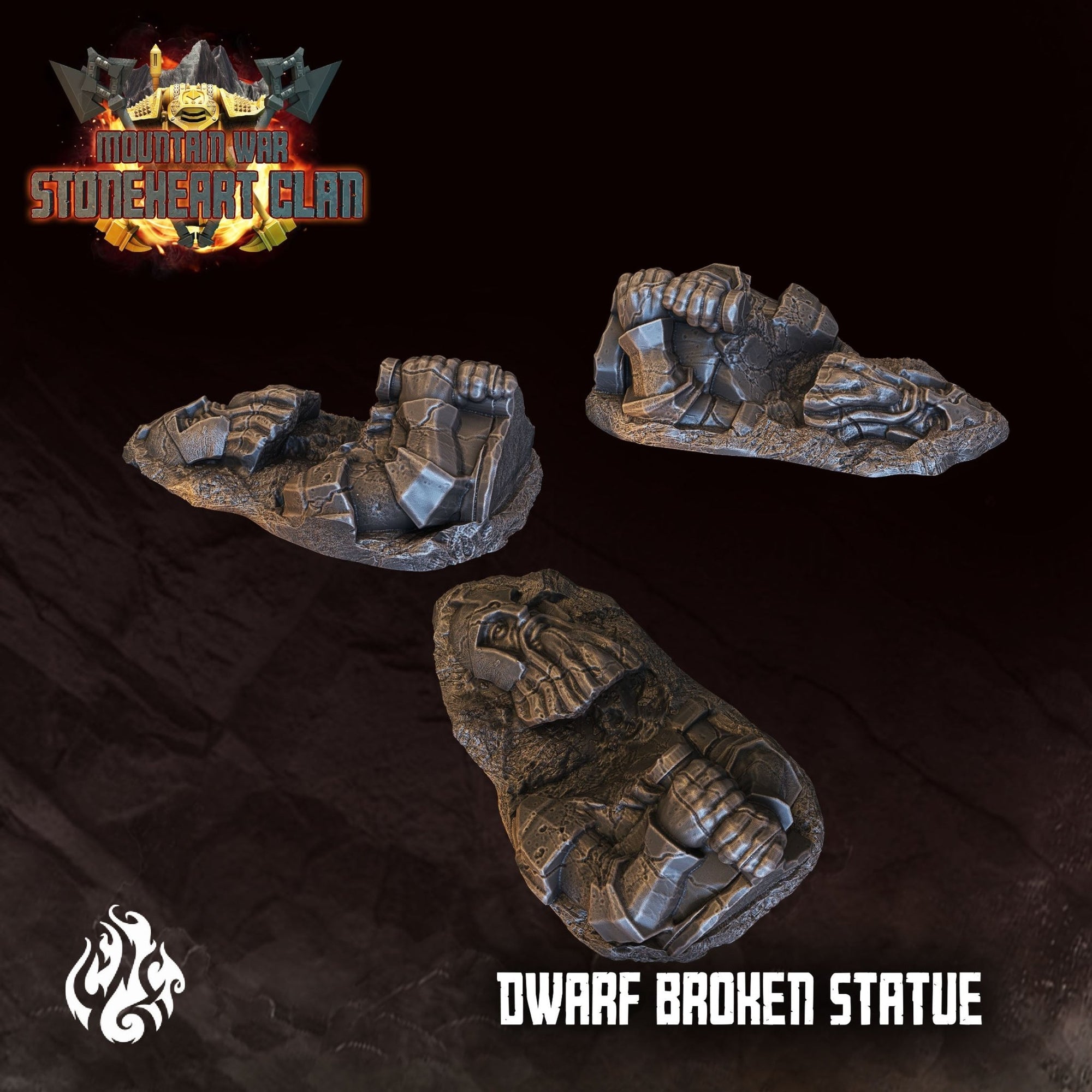 Mediocre StudiosMountain War: StoneHeart ClanTabletop Gaming Miniature