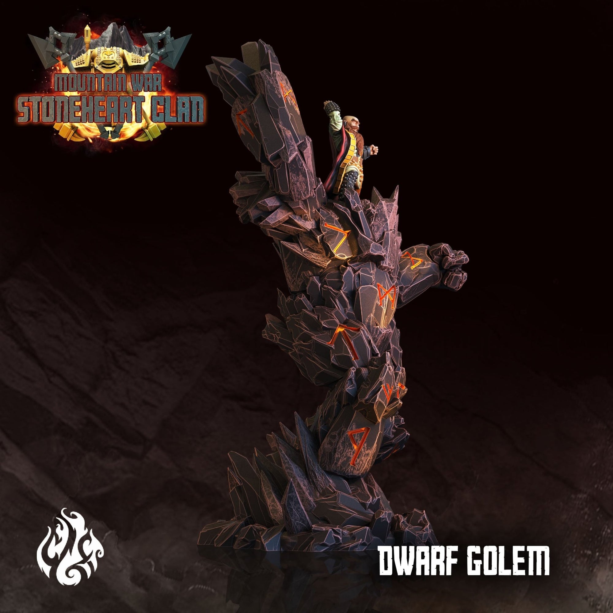 Mediocre StudiosMountain War: StoneHeart ClanTabletop Gaming Miniature
