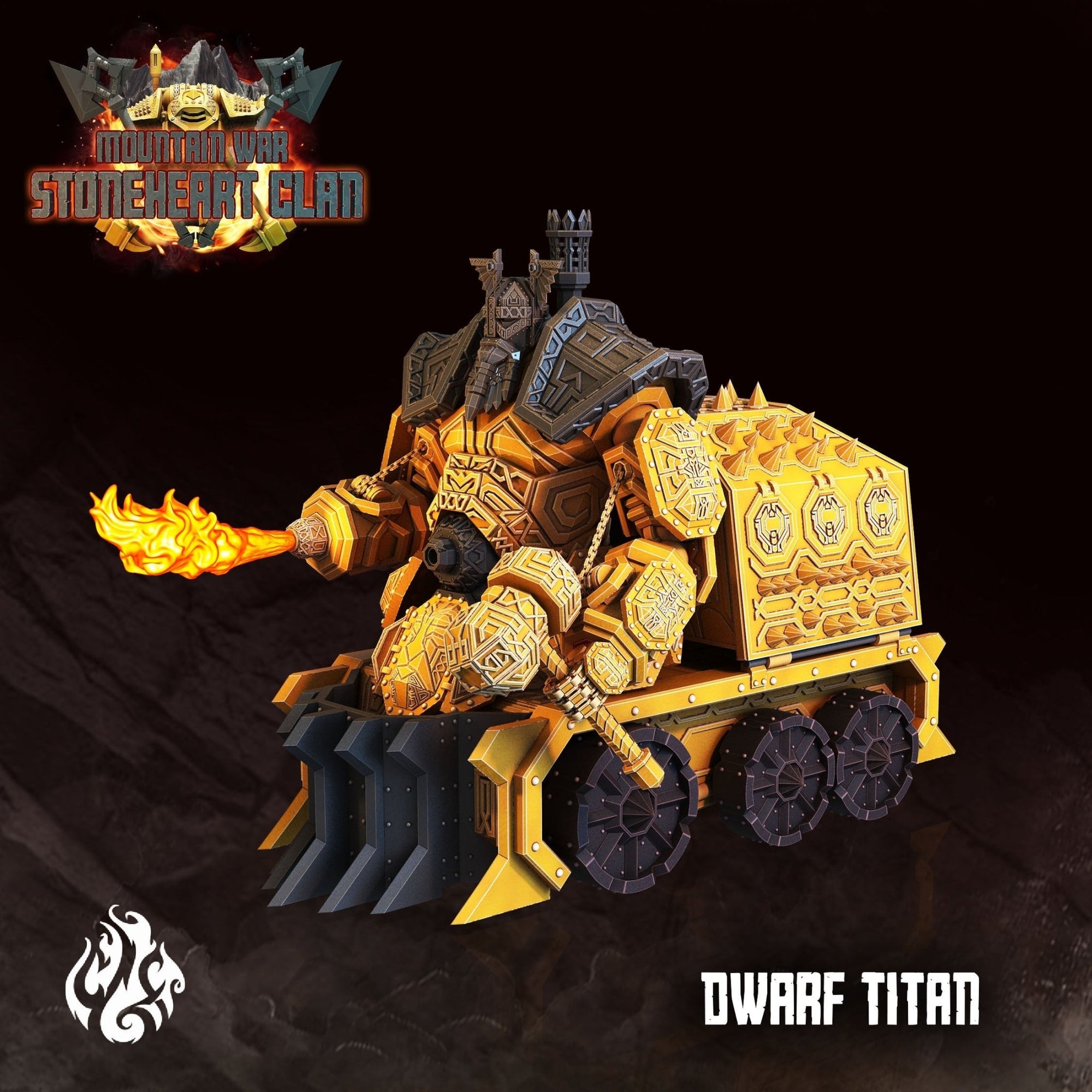 Mediocre StudiosMountain War: StoneHeart ClanTabletop Gaming Miniature