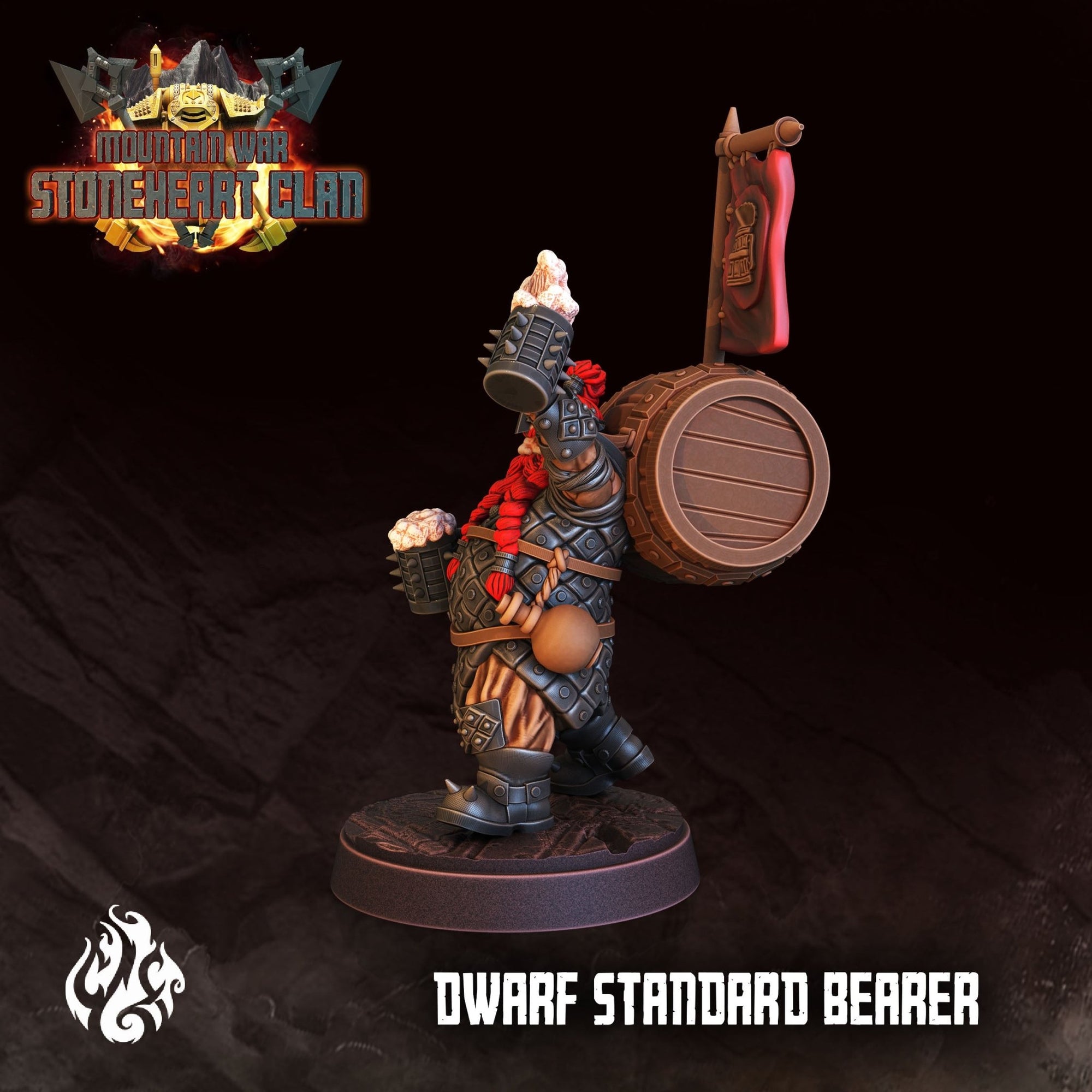 Mediocre StudiosMountain War: StoneHeart ClanTabletop Gaming Miniature