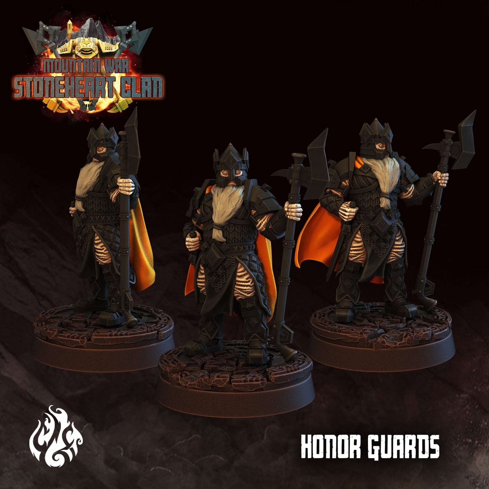 Mediocre StudiosMountain War: StoneHeart ClanTabletop Gaming Miniature