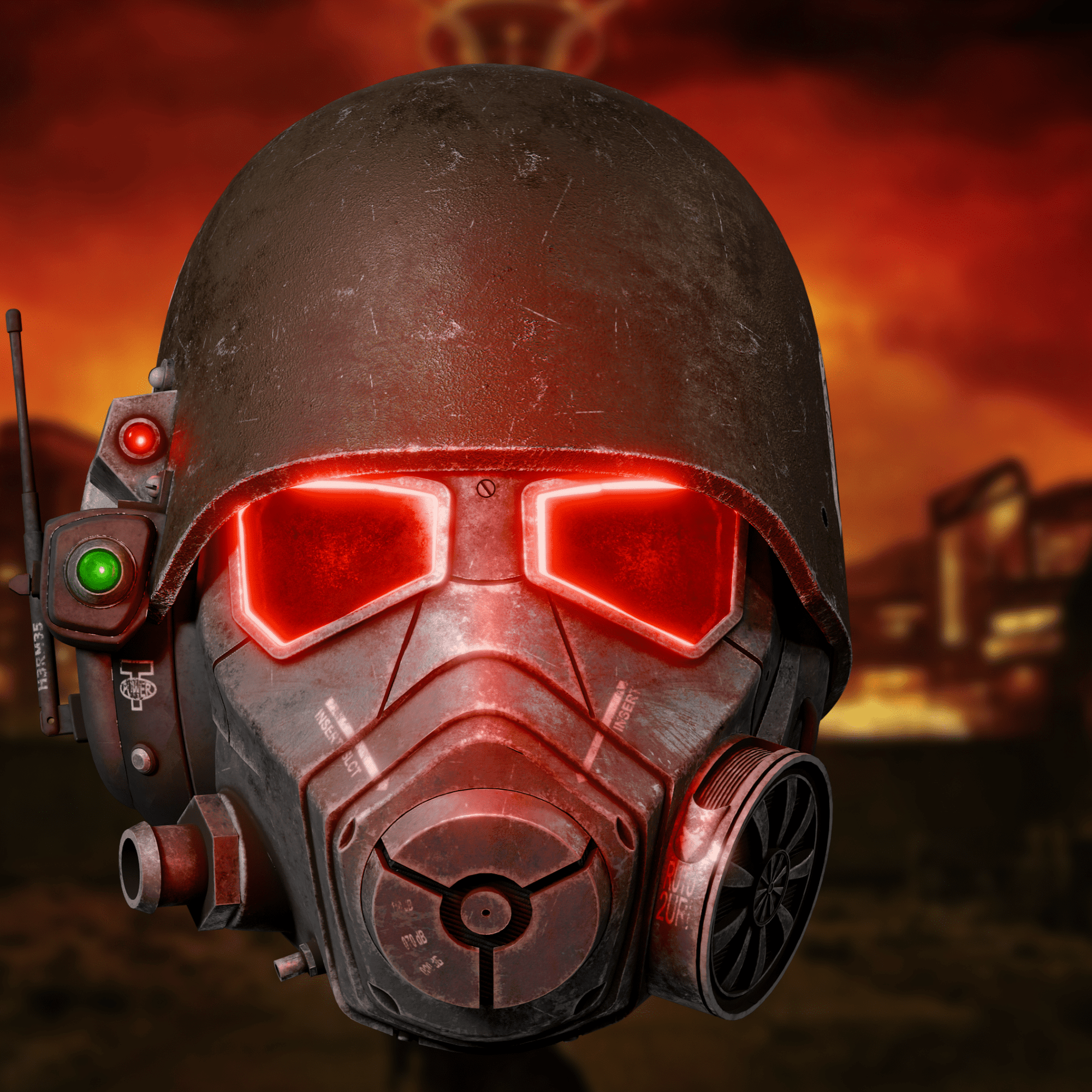 Mediocre StudiosNCR Ranger - Fallout NVCosplay Helmet