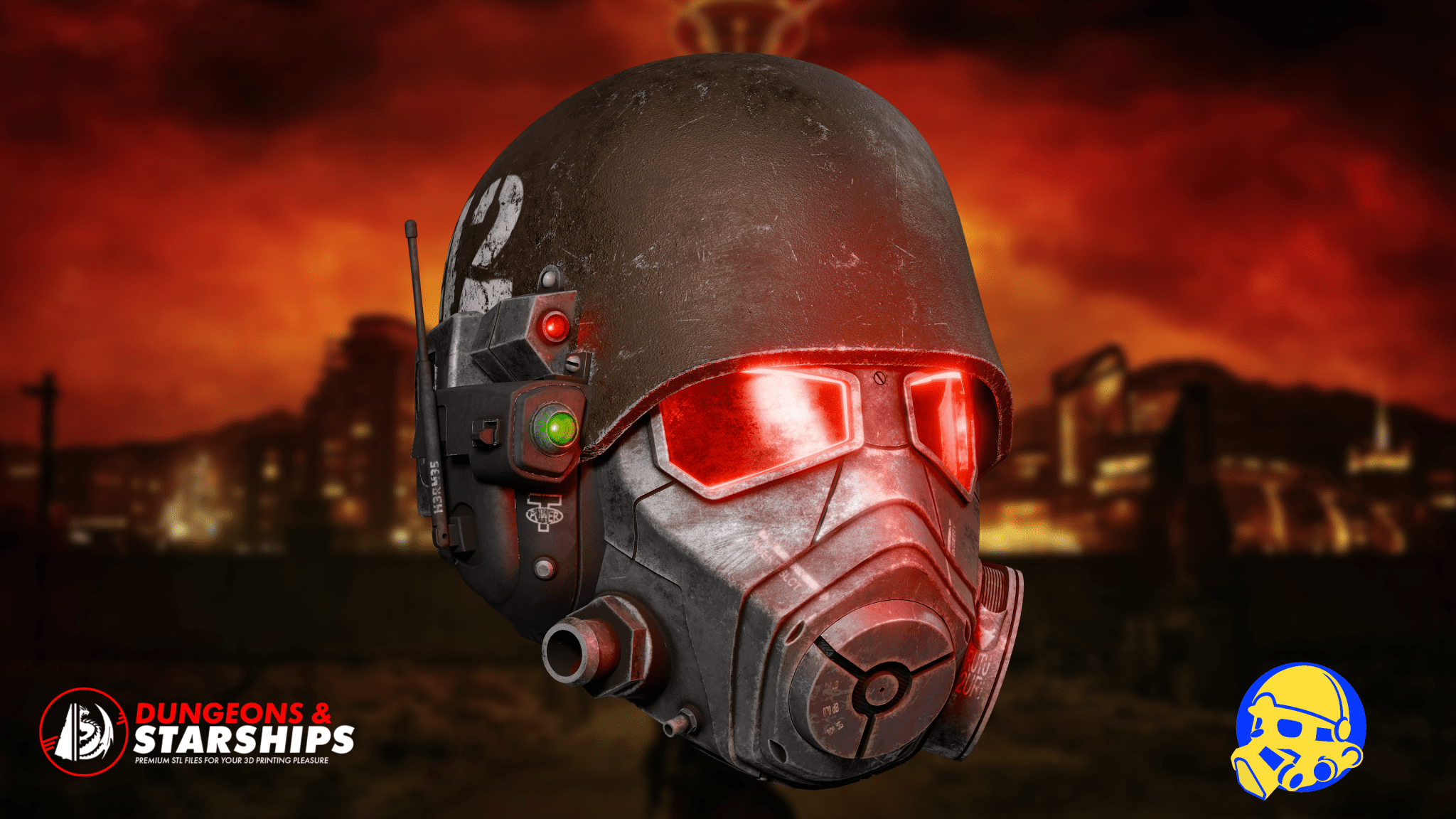 Mediocre StudiosNCR Ranger - Fallout NVCosplay Helmet