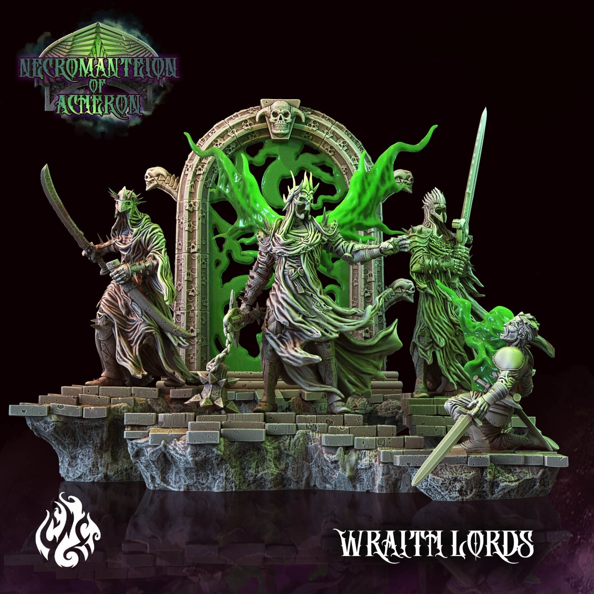 Mediocre StudiosNecromanteion of Acheron (Full Set)Tabletop Gaming Miniature