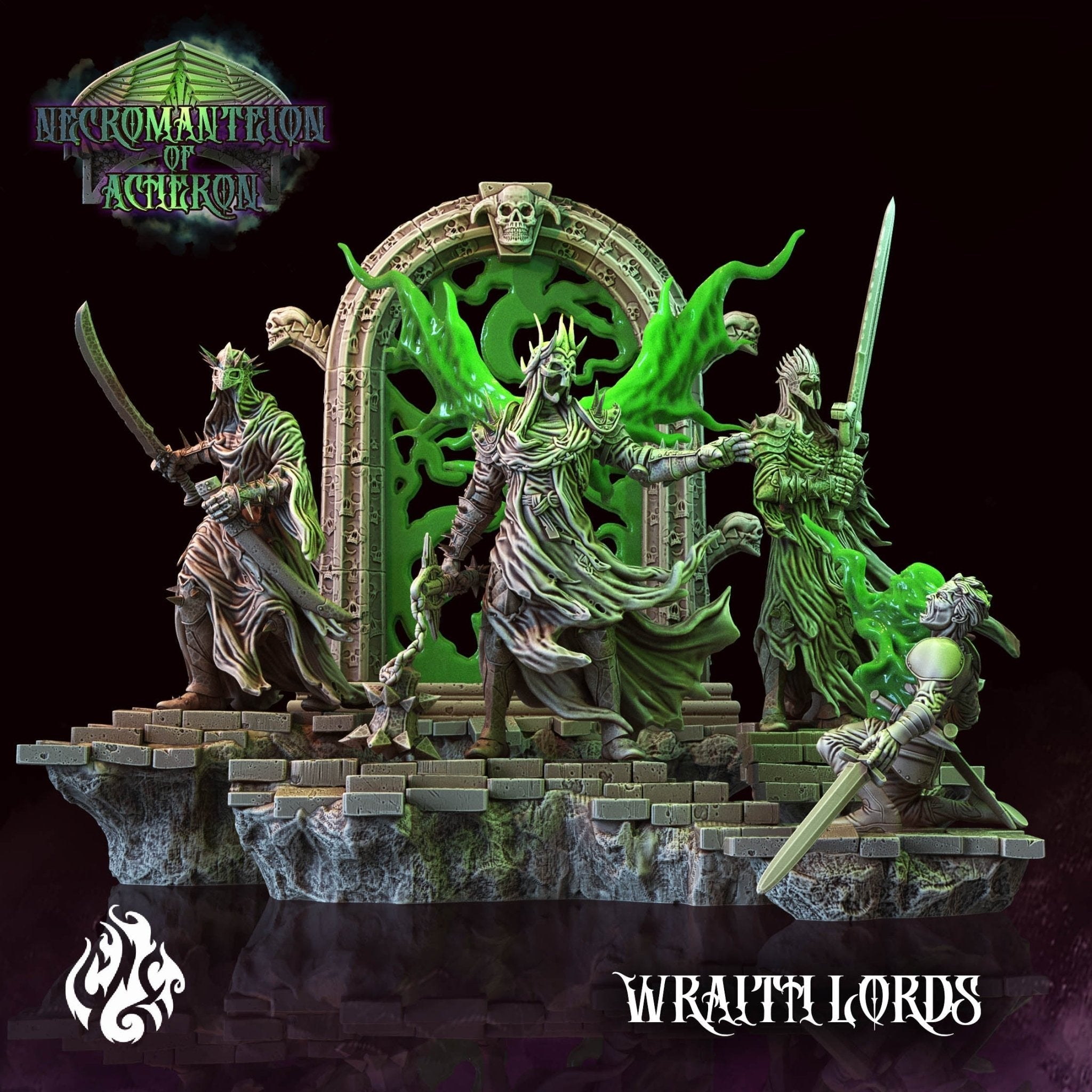 Mediocre StudiosNecromanteion of Acheron (Full Set)Tabletop Gaming Miniature