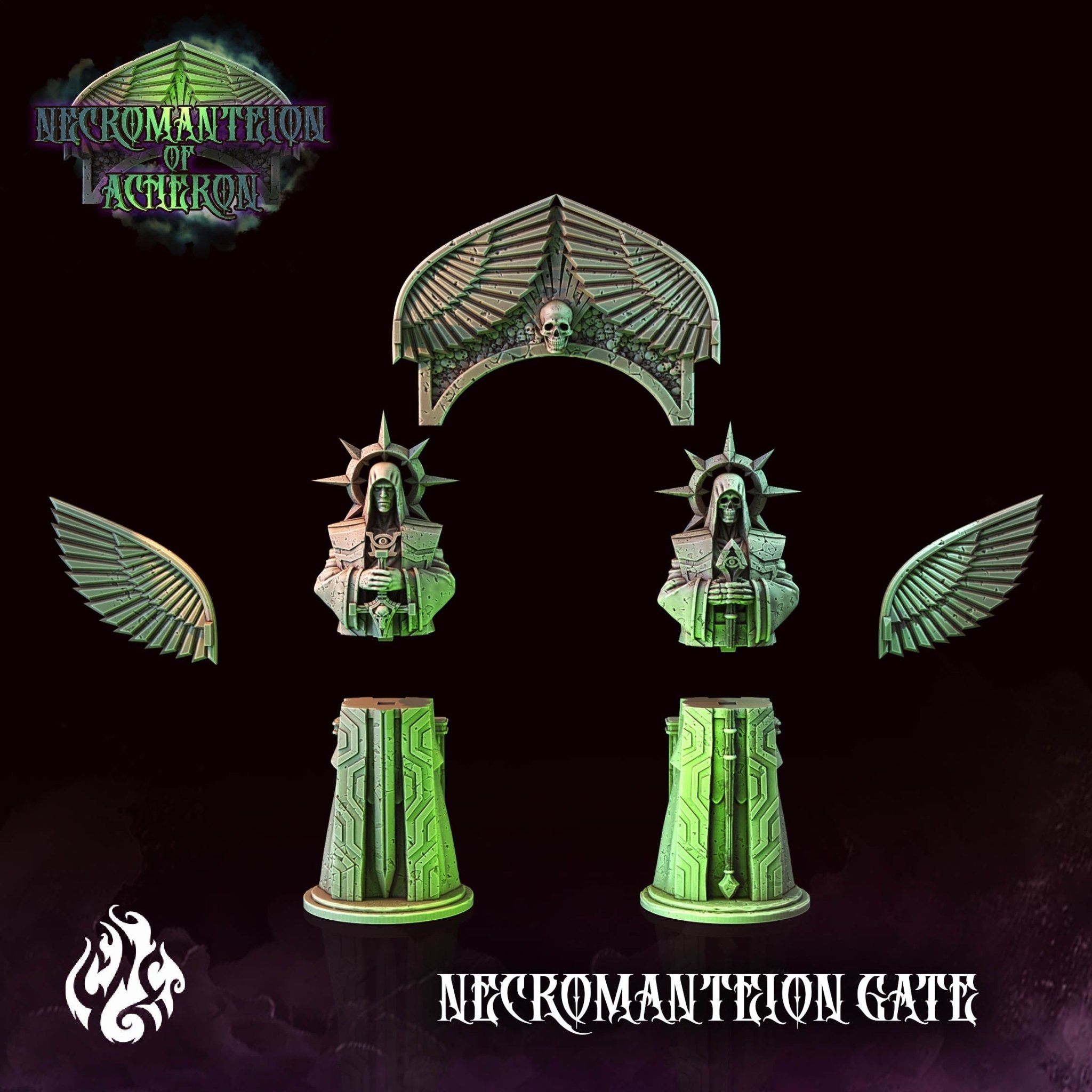 Mediocre StudiosNecromanteion of Acheron (Full Set)Tabletop Gaming Miniature