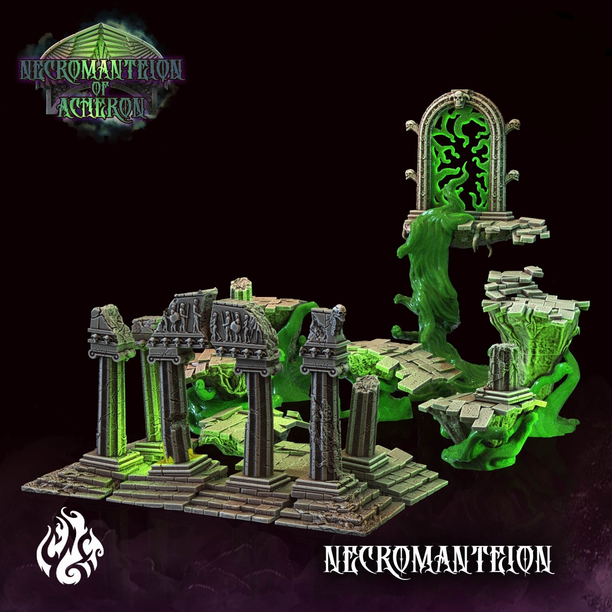 Mediocre StudiosNecromanteion of Acheron (Full Set)Tabletop Gaming Miniature