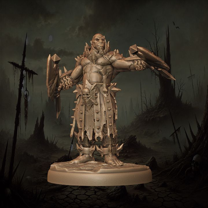 Mediocre StudiosOrc Berserkers - 10 poses & 1 mountedTabletop Gaming Miniature