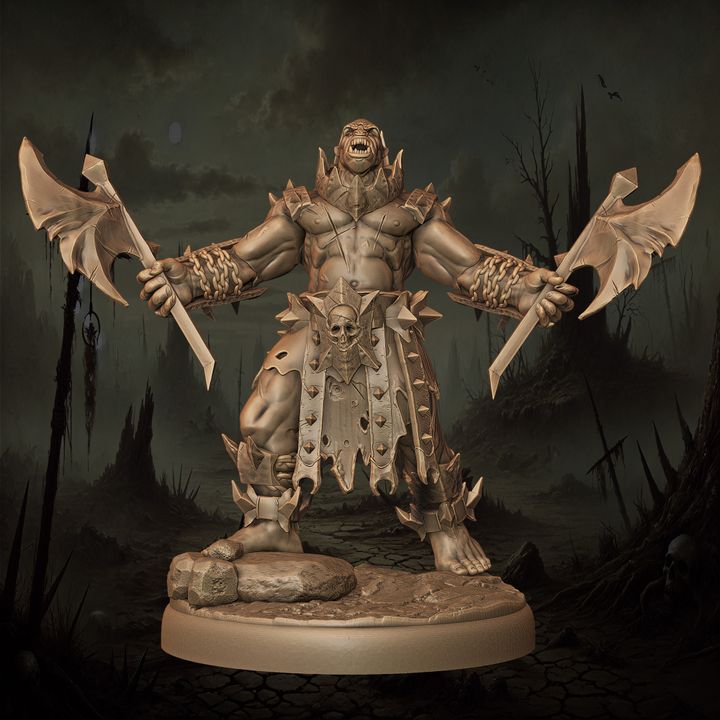 Mediocre StudiosOrc Berserkers - 10 poses & 1 mountedTabletop Gaming Miniature