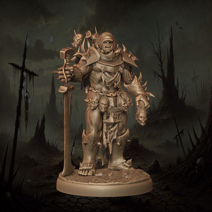 Mediocre StudiosOrc Bloodmaster - 10 poses & 1 mountedTabletop Gaming Miniature