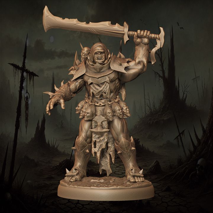 Mediocre StudiosOrc Bloodmaster - 10 poses & 1 mountedTabletop Gaming Miniature