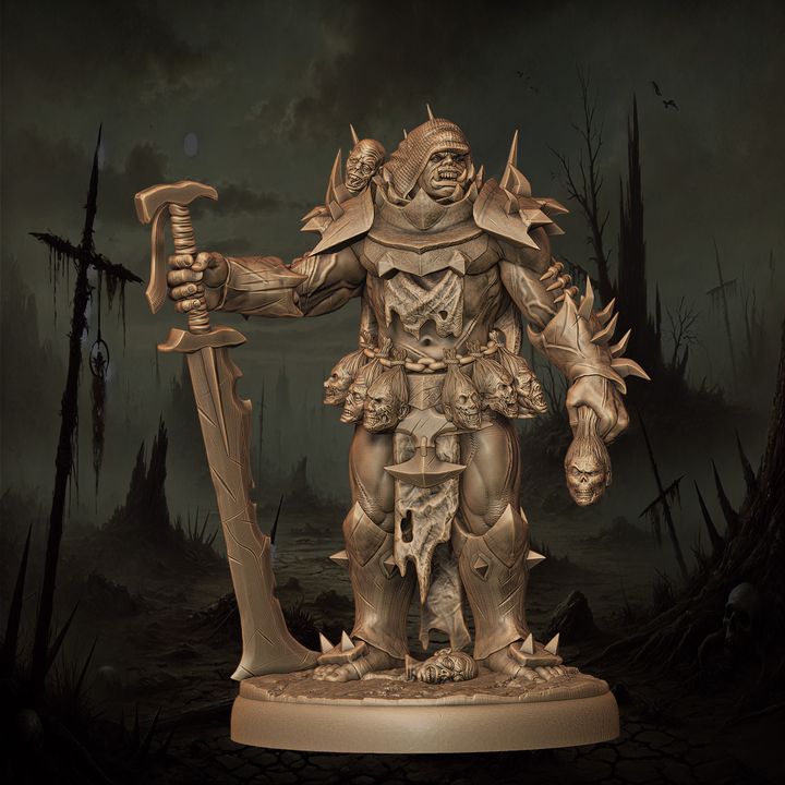 Mediocre StudiosOrc Bloodmaster - 10 poses & 1 mountedTabletop Gaming Miniature