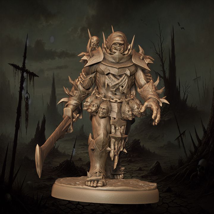 Mediocre StudiosOrc Bloodmaster - 10 poses & 1 mountedTabletop Gaming Miniature