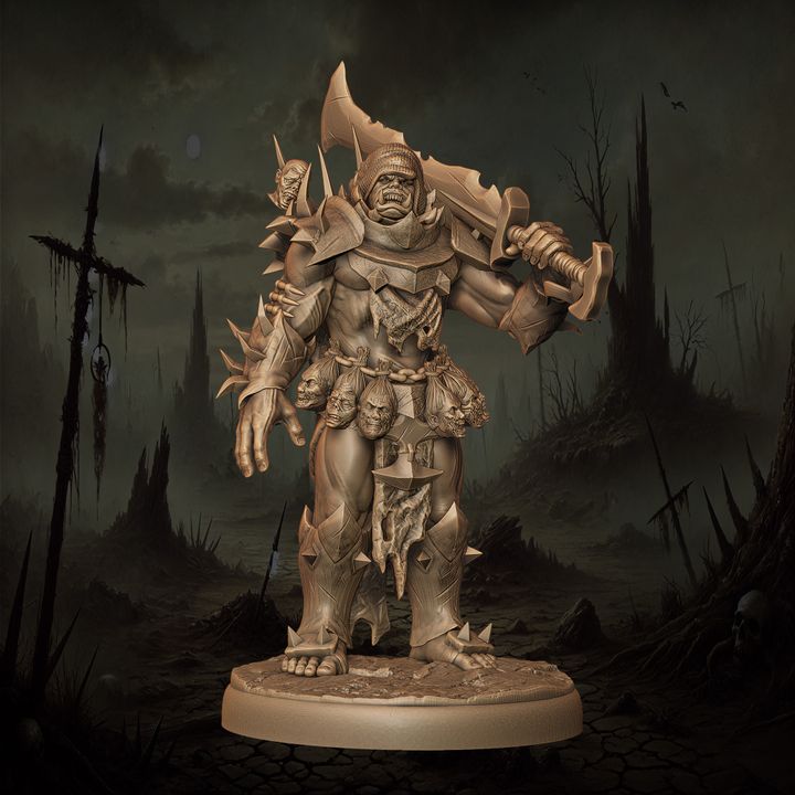 Mediocre StudiosOrc Bloodmaster - 10 poses & 1 mountedTabletop Gaming Miniature