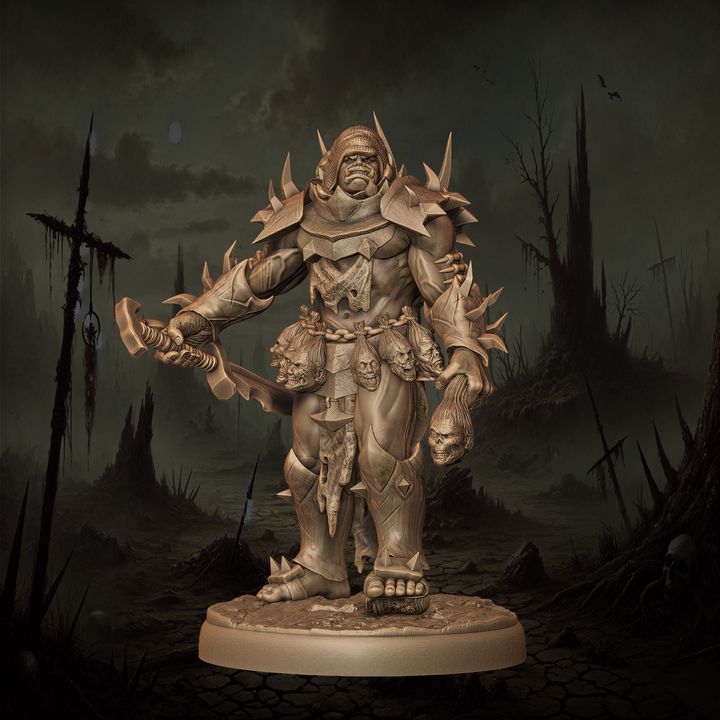 Mediocre StudiosOrc Bloodmaster - 10 poses & 1 mountedTabletop Gaming Miniature