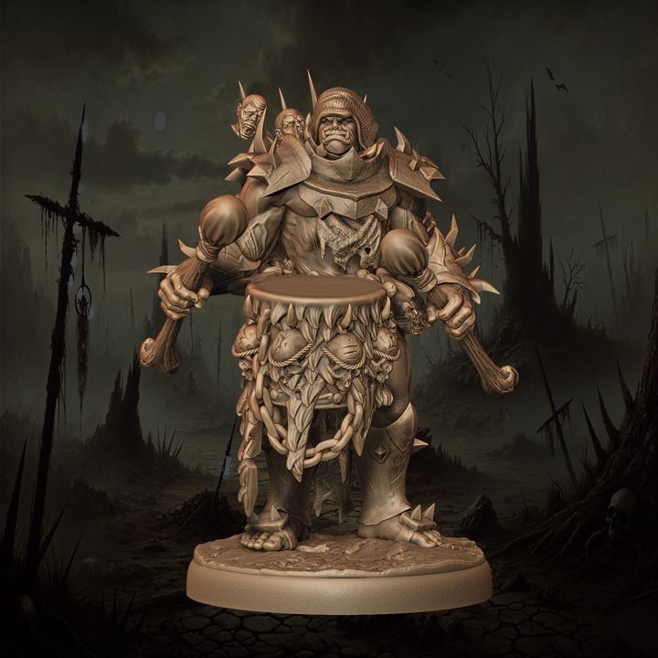 Mediocre StudiosOrc Command Group - 9 posesTabletop Gaming Miniature