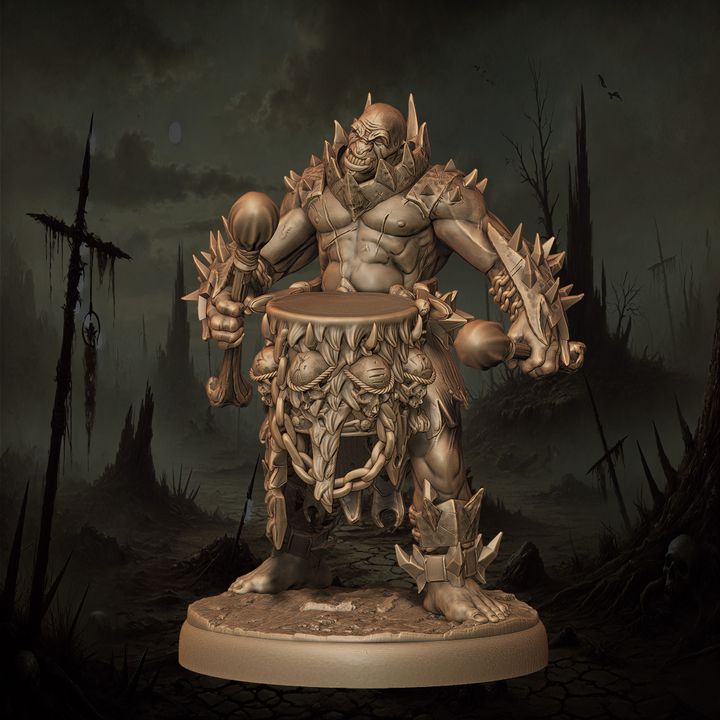 Mediocre StudiosOrc Command Group - 9 posesTabletop Gaming Miniature