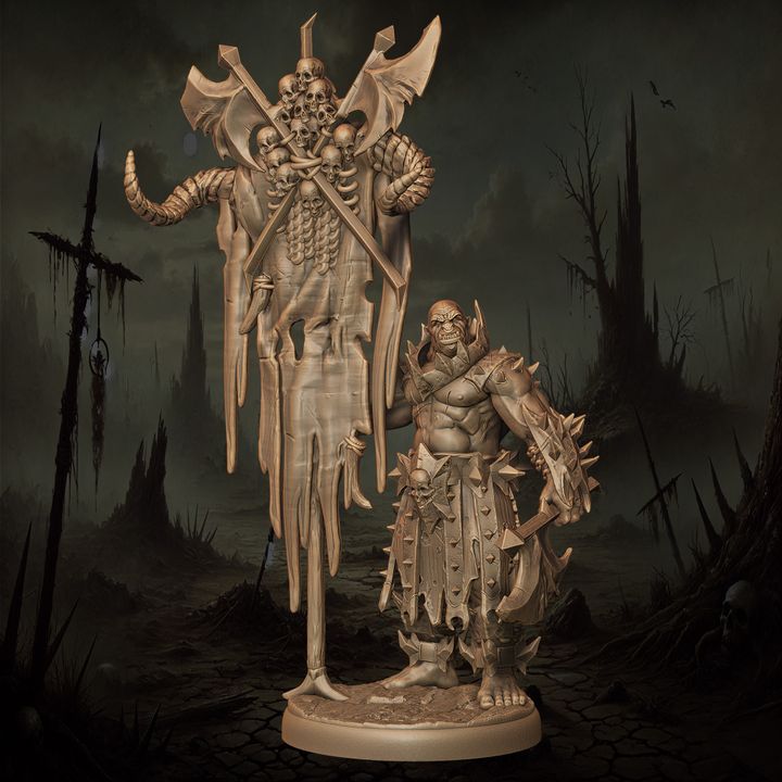 Mediocre StudiosOrc Command Group - 9 posesTabletop Gaming Miniature