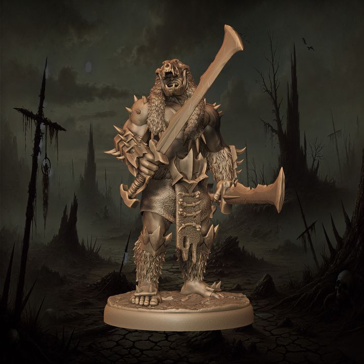Mediocre StudiosOrc Houndmaster - 10 posesTabletop Gaming Miniature