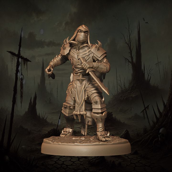 Mediocre StudiosOrc Rogue - 10 poses & 1 mountedTabletop Gaming Miniature