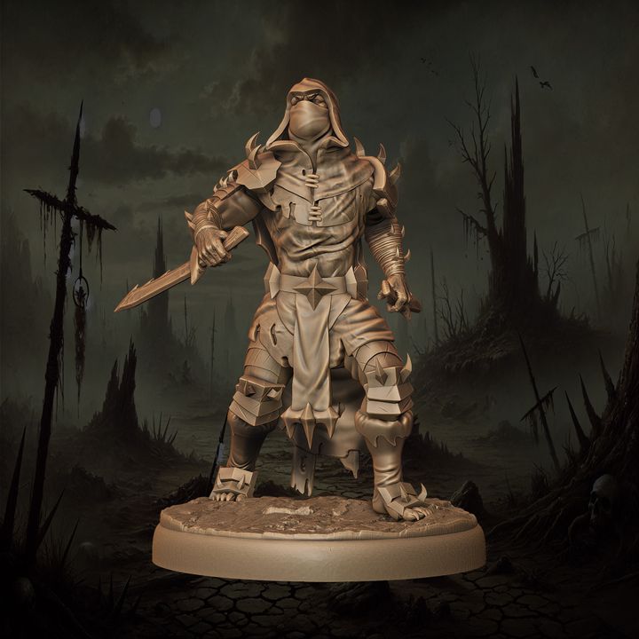 Mediocre StudiosOrc Rogue - 10 poses & 1 mountedTabletop Gaming Miniature