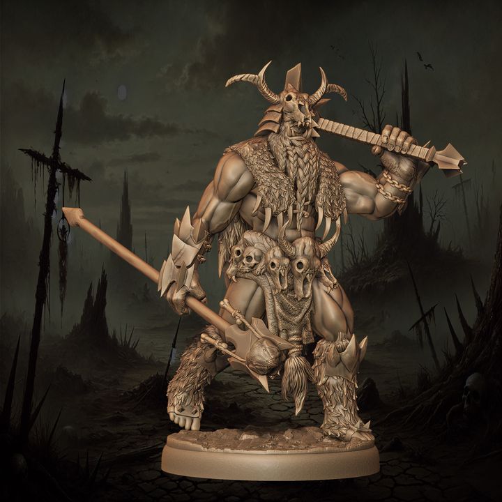 Mediocre StudiosOrc Shaman - 11 poses & 1 mountedTabletop Gaming Miniature