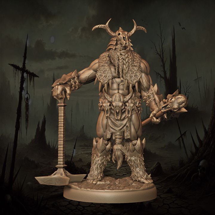 Mediocre StudiosOrc Shaman - 11 poses & 1 mountedTabletop Gaming Miniature