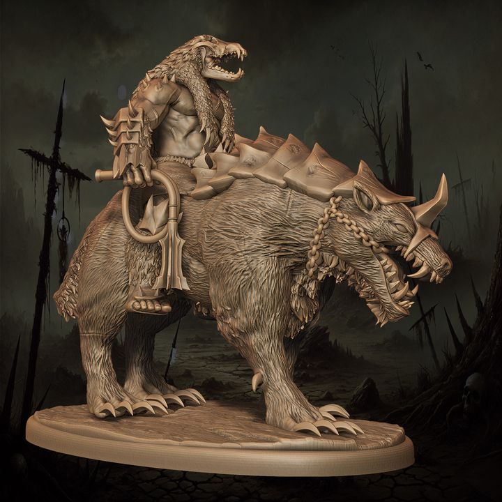 Mediocre StudiosOrc Shaman - 11 poses & 1 mountedTabletop Gaming Miniature