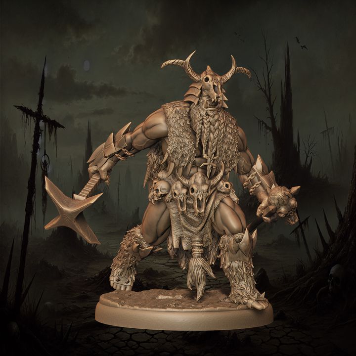 Mediocre StudiosOrc Shaman - 11 poses & 1 mountedTabletop Gaming Miniature