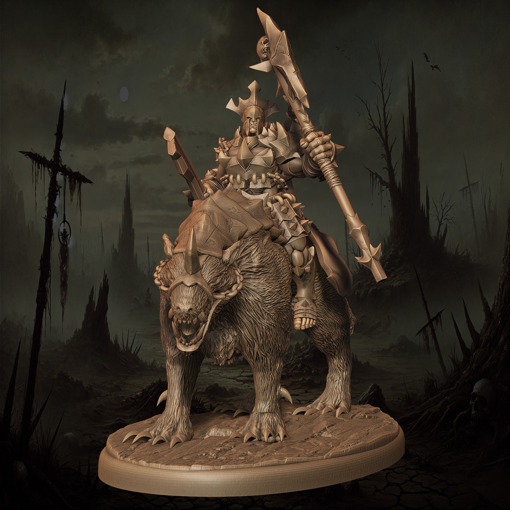 Mediocre StudiosOrc WarlordTabletop Gaming Miniature