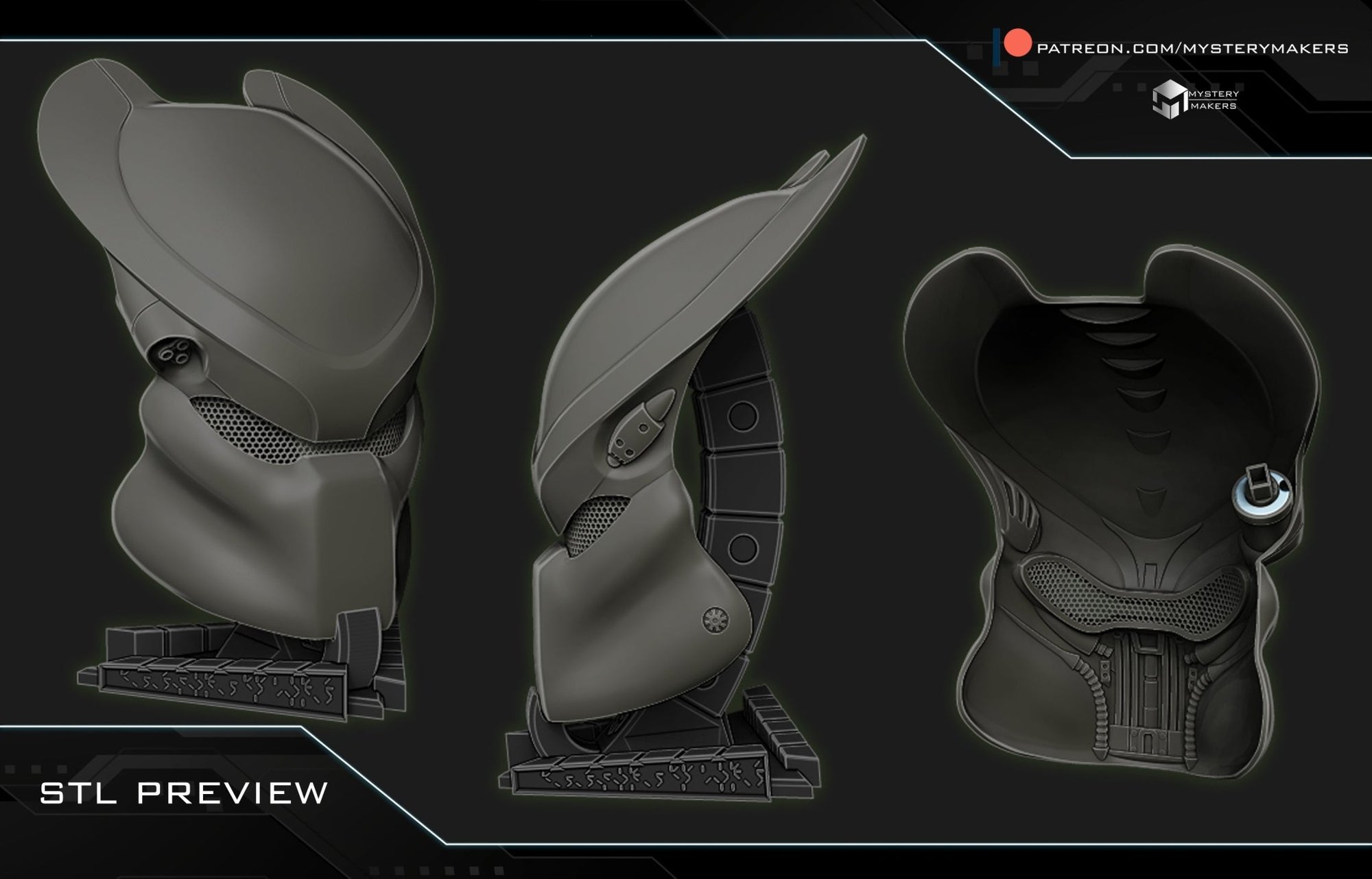 Mediocre StudiosPredator Bio MaskCosplay Helmet