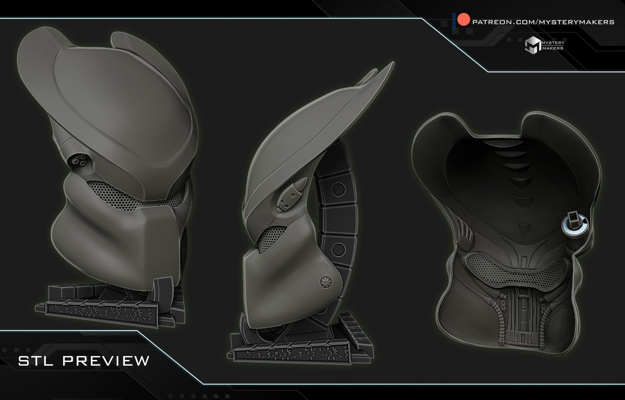 Mediocre StudiosPredator Bio MaskCosplay Helmet